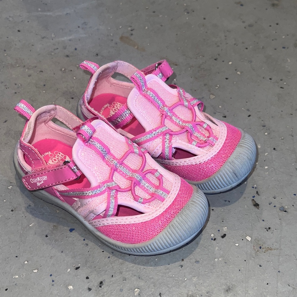 OshKosh B'gosh Pink and Gray Kids Sandals